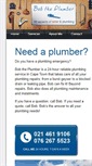 Mobile Screenshot of bobtheplumber.co.za